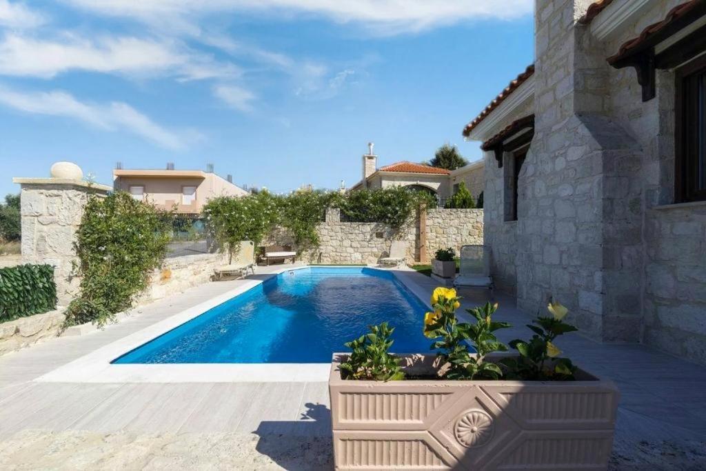 Heraklion Twins House - Private Pool Retreat Episkopí- Rethimno 外观 照片